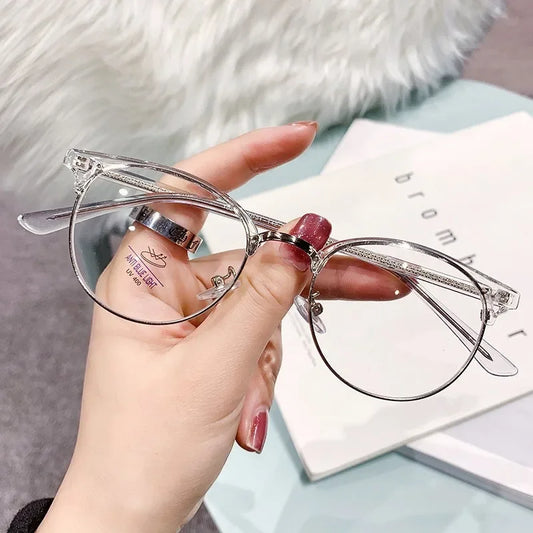 Reading Glasses for Women Men Vintage Round Outdoor Color Changing Hyperopia Sunglasses Finished Presbyopia Plus Eyeglasses