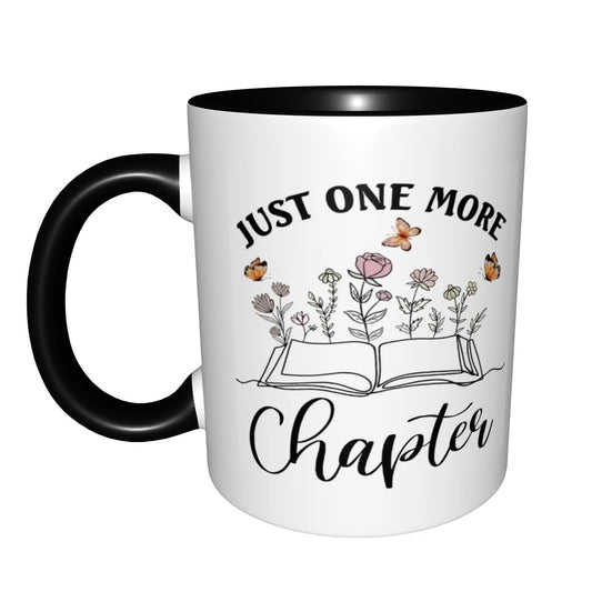 Just One More Chapter Mug – Gifts for Book Lovers Women (11oz)