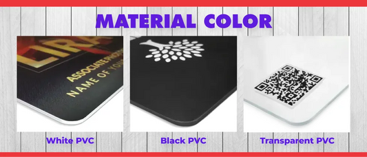 Custom Business Cards & ID Name Cards – Personalized Logo Printing on Hard PVC (0.76mm Thickness)