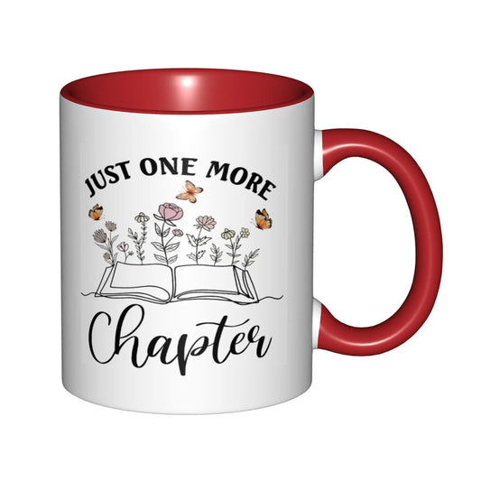 Just One More Chapter Mug – Gifts for Book Lovers Women (11oz)