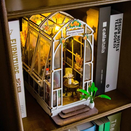 DIY Book Nook Kit – Micro Model Bookshelf Insert for Home Décor