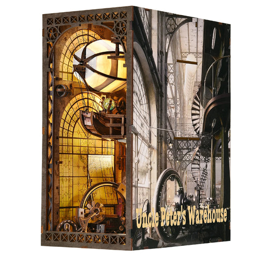Book Nook Kit – Maker's Workshop Balloon Studio DIY Wooden Puzzle Model